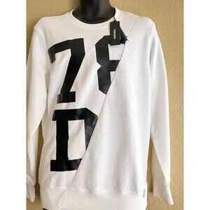 DIESEL Mens S-JOE-NW 00SWTD0NAOV Logo Sweatshirt Pullover Size S $148